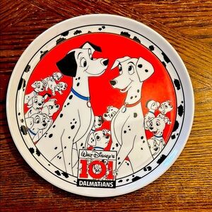 Disney 101 Dalmatians Dog Bowl - Red and White